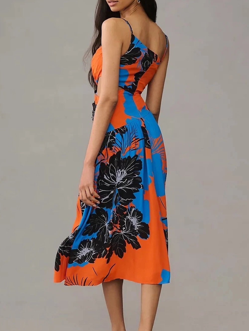 Anthropologie Plenty by Tracy Reese Printed Asymmetrical Cutout Dress Small - Picture 6 of 6